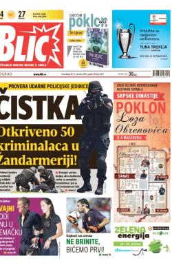 Blic - broj 6347, 13. okt 2014.