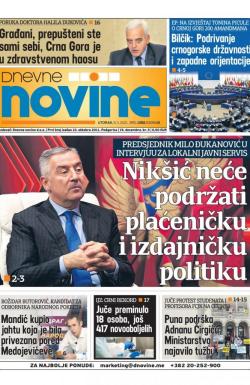 Dnevne novine - broj 2932, 9. mar 2021.