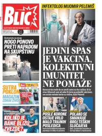 Blic - broj 8410, 27. jul 2020.