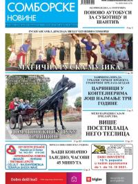 Somborske novine - broj 3506, 3. sep 2021.