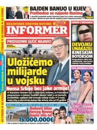 Informer - broj 3299, 21. feb 2023.