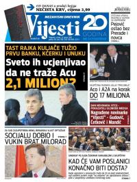 Vijesti - broj 7108, 23. jan 2018.