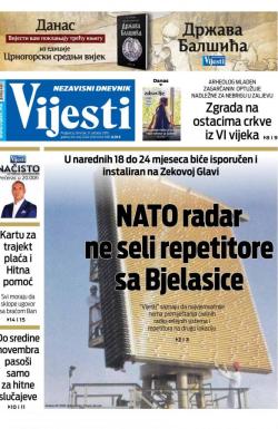 Vijesti - broj 7748, 31. okt 2019.