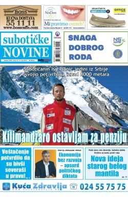 Nove Subotičke novine - broj 19, 9. maj 2014.