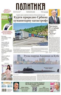 Politika - broj 39704, 14. jun 2024.