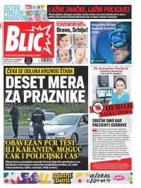 Blic - broj 8550, 14. dec 2020.