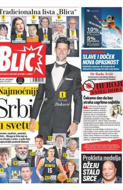 Blic - broj 8543, 7. dec 2020.