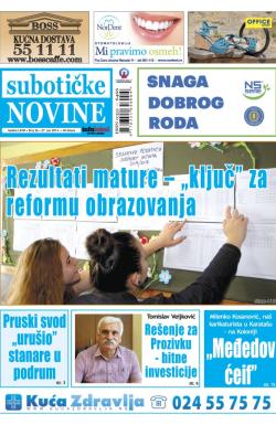 Nove Subotičke novine - broj 26, 27. jun 2014.