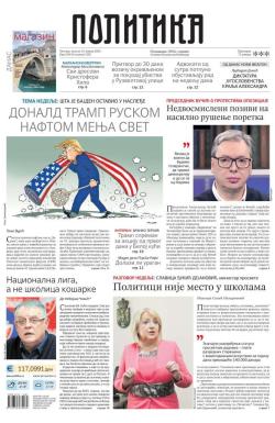 Politika - broj 39918, 19. jan 2025.