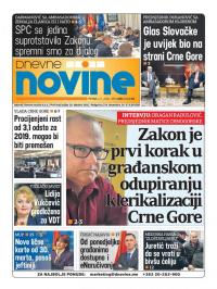 Dnevne novine - broj 2581, 17. jan 2020.