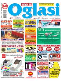 Novosti oglasi - broj 1313, 28. maj 2014.