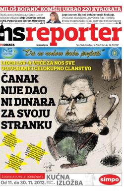 Novosadski reporter - broj 58, 22. nov 2012.