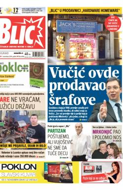 Blic - broj 6366, 1. nov 2014.