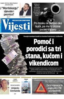 Vijesti - broj 7682, 27. avg 2019.