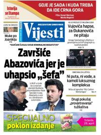 Vijesti - broj 8281, 27. apr 2021.