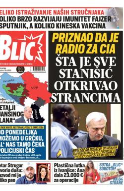 Blic - broj 8668, 16. apr 2021.