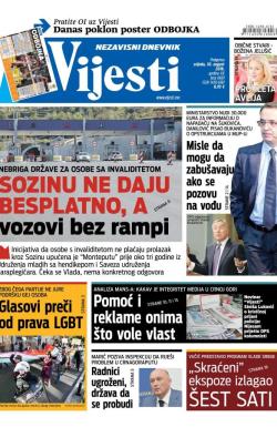 Vijesti - broj 6601, 10. avg 2016.