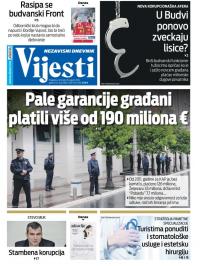 Vijesti - broj 7684, 29. avg 2019.