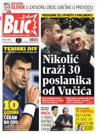 Blic - broj 6810, 29. jan 2016.