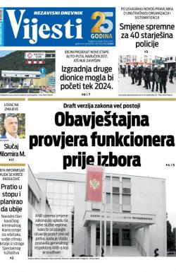 Vijesti - broj 8723, 26. jul 2022.