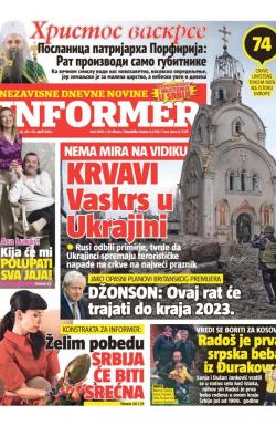 Informer - broj 3045, 23. apr 2022.