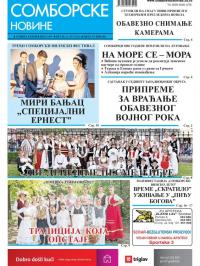 Somborske novine - broj 3499, 16. jul 2021.