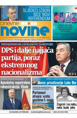 Dnevne novine - broj 2938, 16. mar 2021.