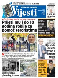 Vijesti - broj 6599, 8. avg 2016.