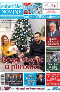 Nove Subotičke novine - broj 198, 25. dec 2020.