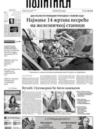 Politika - broj 39845, 2. nov 2024.