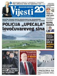 Vijesti - broj 7055, 10. nov 2017.