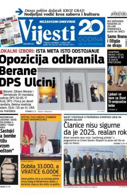 Vijesti - broj 7121, 5. feb 2018.