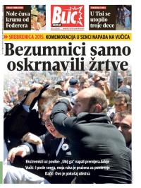 Blic - broj 6612, 12. jul 2015.