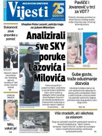 Vijesti - broj 8716, 19. jul 2022.