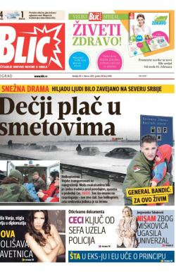 Blic - broj 6098, 2. feb 2014.