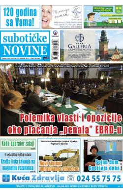 Nove Subotičke novine - broj 46, 13. nov 2015.