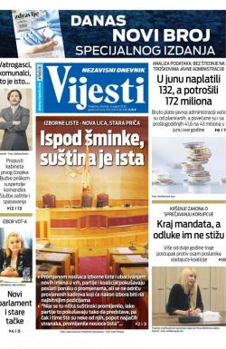 Vijesti - broj 8020, 6. avg 2020.