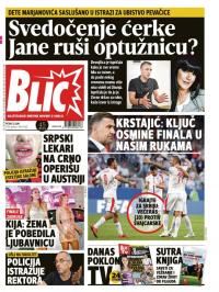 Blic - broj 7668, 22. jun 2018.