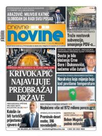 Dnevne novine - broj 2857, 8. dec 2020.