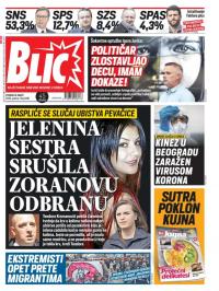 Blic - broj 8281, 10. mar 2020.