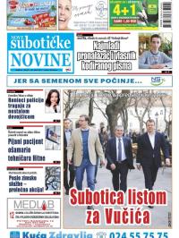 Nove Subotičke novine - broj 13, 30. mar 2017.