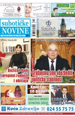 Nove Subotičke novine - broj 1, 6. jan 2016.